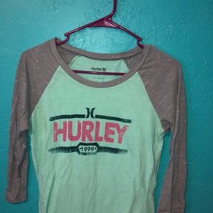 Hurley 3/4 sleeve tee